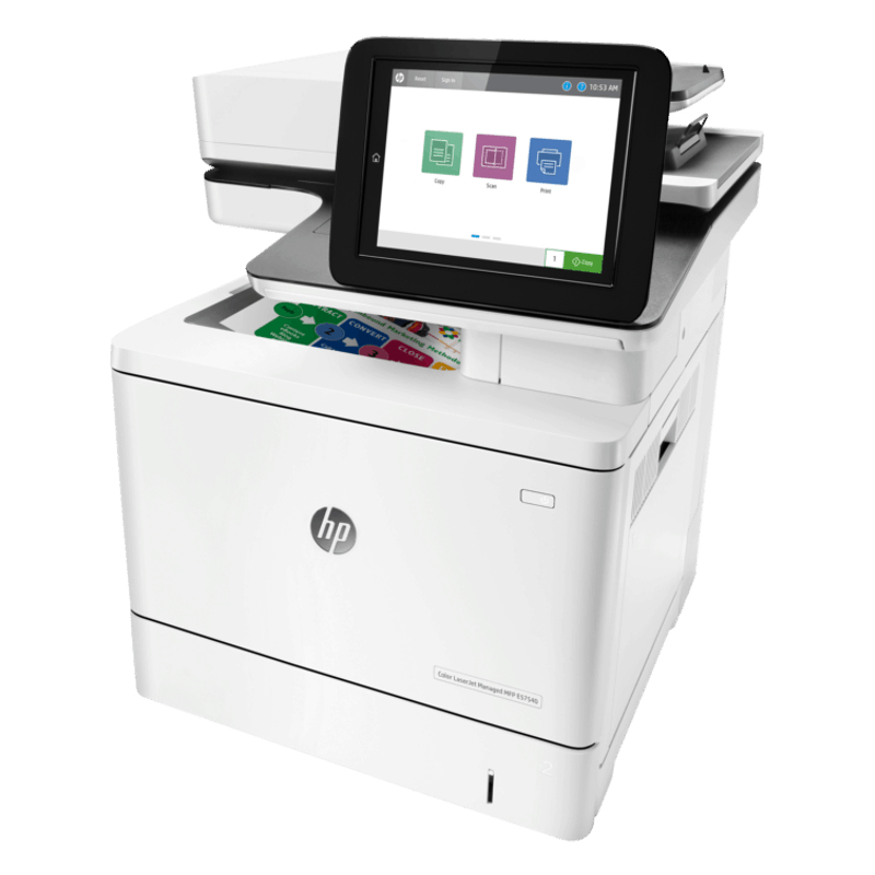 HP Color LaserJet Managed MFP E57540 Hvid 4094 Kr Nu Med En 30