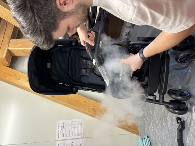 Hygienische Dampfreinigung