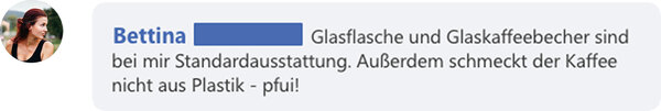 Facebook-Kommentar von Bettina