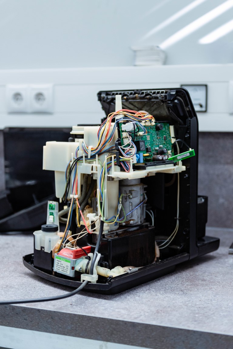 "Hjertet" af en DeLonghi kaffemaskine