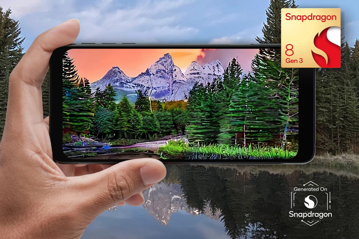 Snapdragon 8 Gen 3 brings AI on-device.