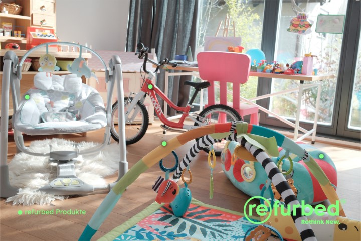 Rundum erneuertes, von Expert:innen geprüftes Baby- und Kinderequipment jetzt auch bei refurbed erhältlich