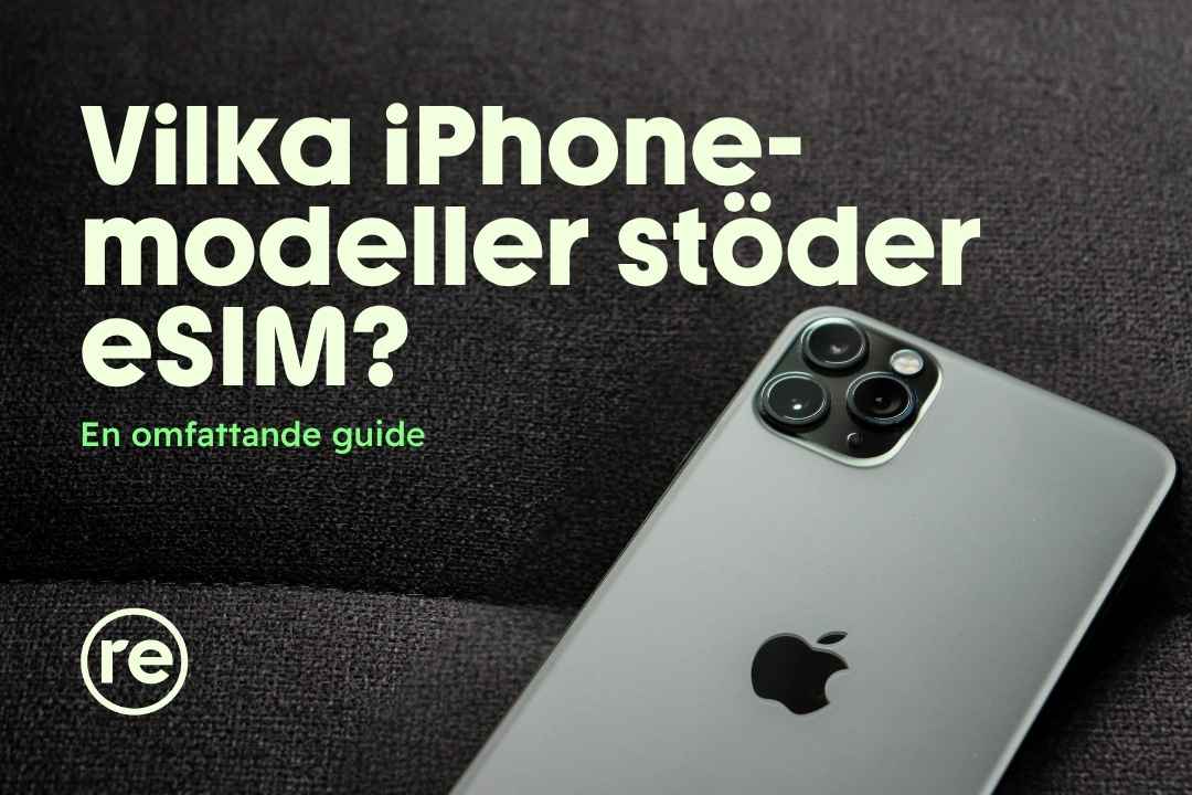 iPhone Apple med eSIM-stöd