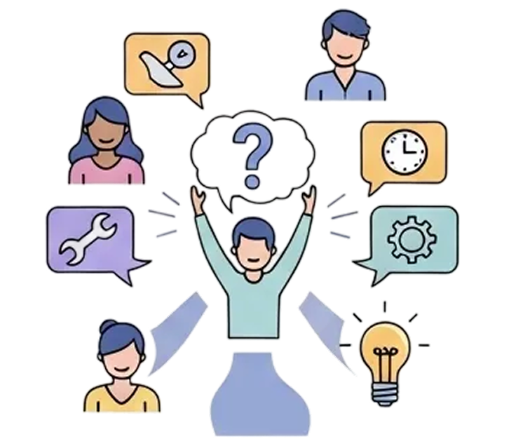 Illustration zur kundenorientierten Problemlösung