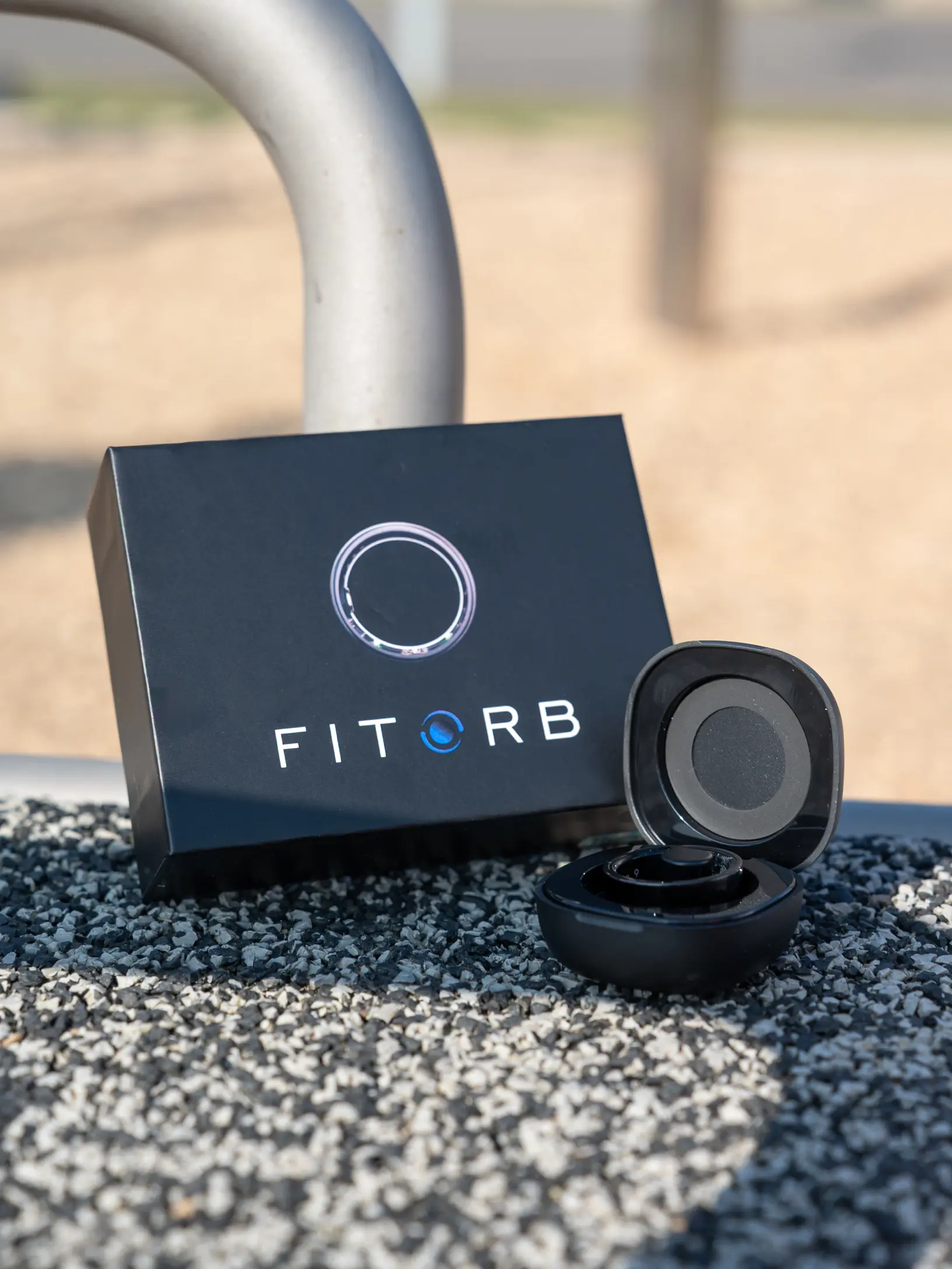 FitOrb Smart Ring Pro worn on a hand