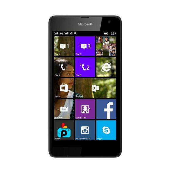 Microsoft Lumia 535 | 1 GB | 8 GB | SIM único | preto