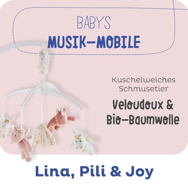 Noukie's Lina & Joy Mobile Windspiele mit Musik | multicolored 2