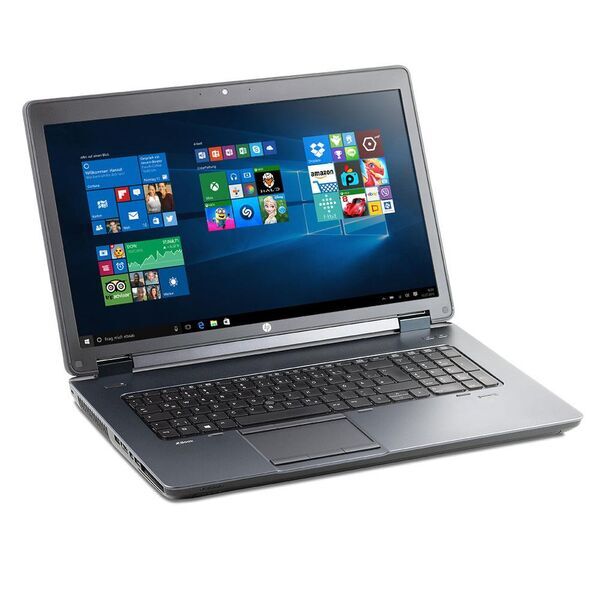 HP ZBook 17 G2 | i7-4810MQ | 17" | 16 GB | 256 GB SSD | Tastaturbelysning | Win 10 Pro | DE