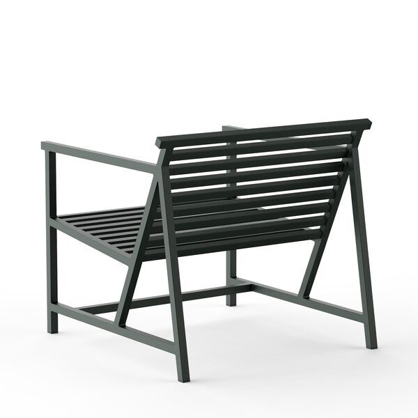 19 Outdoors garden chair Aluminum green | green, image 2 of 4