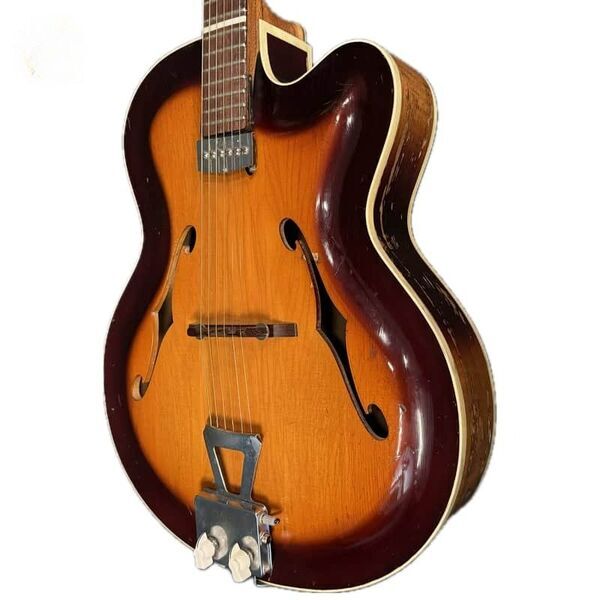 1956 Roger Junior CA All Solid "17" Archtop | sunburst, image 1 of 5