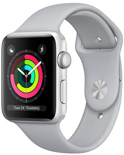 Apple Watch Series 3 (2017) | 42 mm | Aluminum | GPS | silver | Sport Band gray