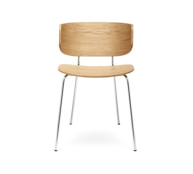 6x Jordan cadeira de jantar Chrome | castanho, image 1 of 4