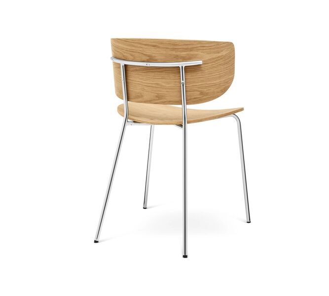 6x Jordan cadeira de jantar Chrome | castanho, image 3 of 4