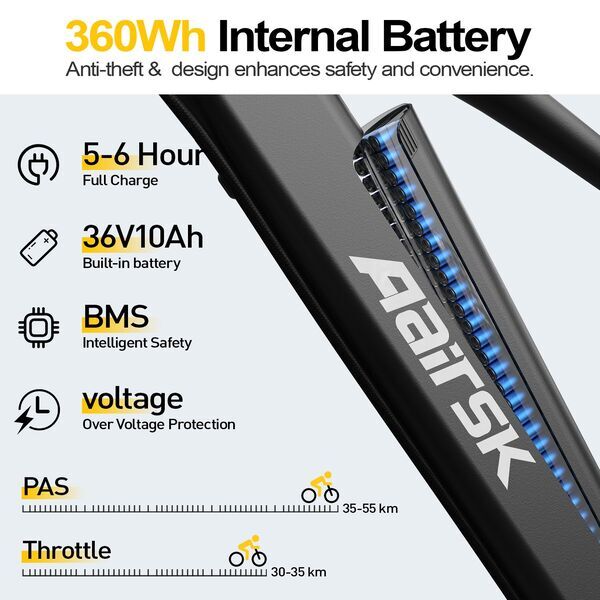AAIRSK E-Bike GT300 2026 | noir | 26" | M | < 500 km, image 2 of 4