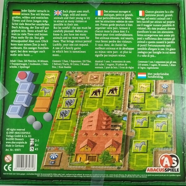 Abacusspiele Zooloretto 03071 Brettspiele | mehrfarbig, image 3 of 3