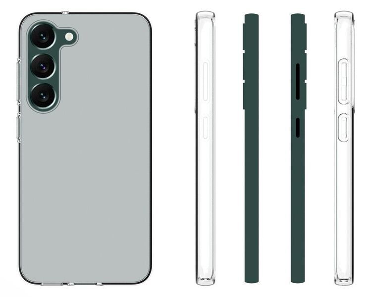 Accezz Transparente Silikon Telefonhülle | Samsung Galaxy S23+ | transparent 2