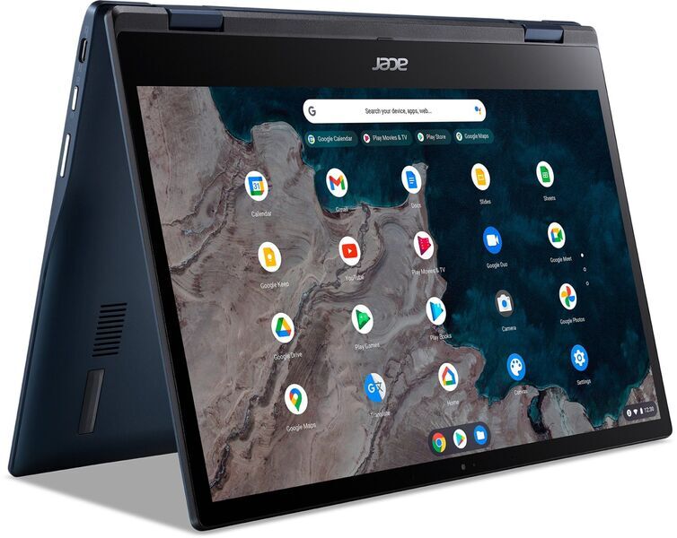Acer Chromebook Spin 513 CP513-1H | Snapdragon 7c | 13.3" | 8 GB | 128 GB eMMC | FP | Touch | blue | Chrome OS | DE 3