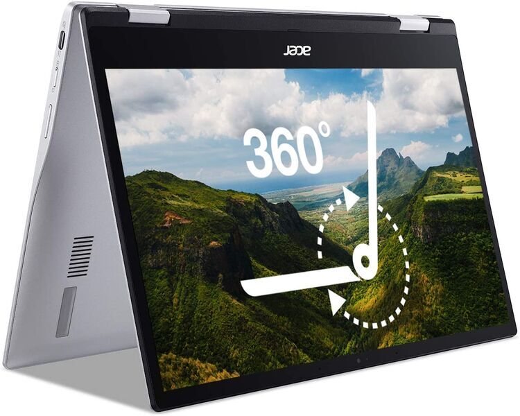 Acer Chromebook Spin 513 CP513-1HL-S00A | Snapdragon 7c | 13.3" | 8 GB | 128 eMMC | 4G | Touch | argento | Chrome OS | UK 2