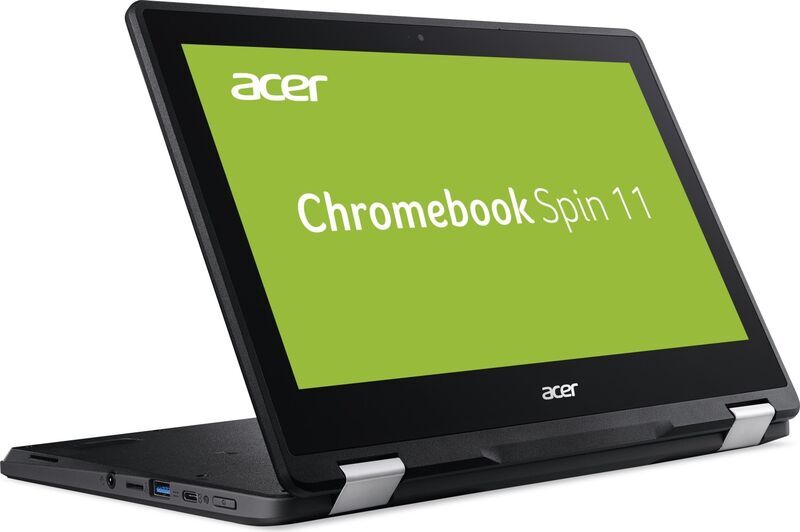 Acer Chromebook Spin 11 | N3350 | 11.6" | 4 GB | 16 GB eMMC | Kamera internetowa | czarny | Chrome OS | DK 2