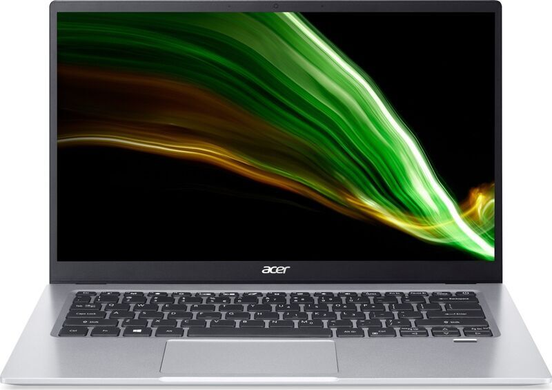 Acer Swift 1 SF114-34 | N6000 | 14" | 4 GB | 128 GB SSD | FP | argent | Rétroéclairage du clavier | Win 11 Home | DE