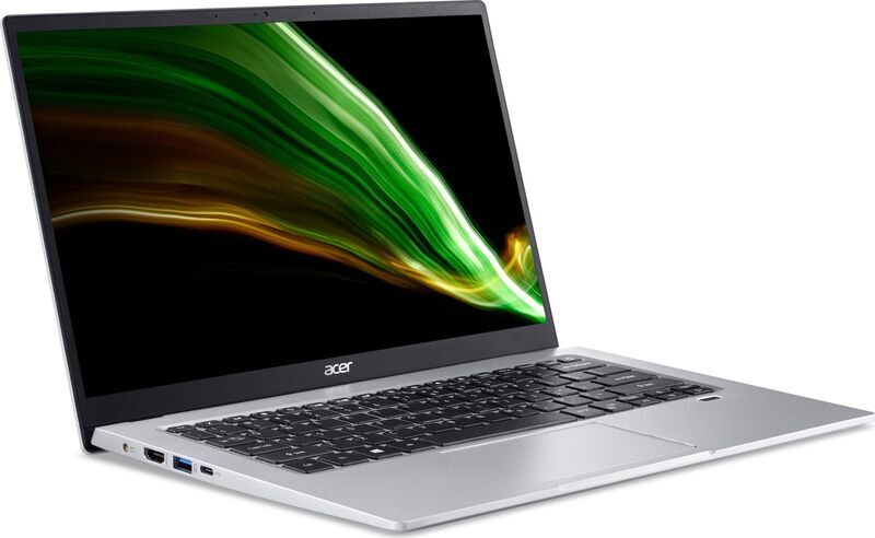 Acer Swift 1 SF114-34 | N6000 | 14" | 4 GB | 128 GB SSD | FP | hopea | Taustavalaistu näppäimistö | Win 11 Home | DE 2