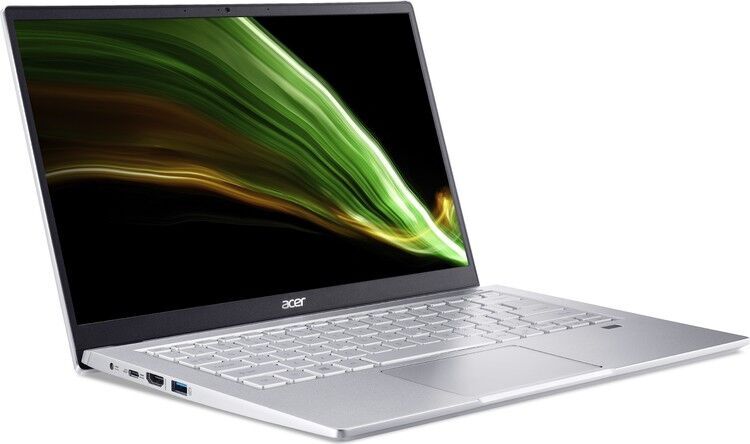 Acer Swift 3 SF314-43 | Ryzen 5 5500U | 14" | 16 GB | 1 TB SSD | FP | zilver | Win 10 Home | DE