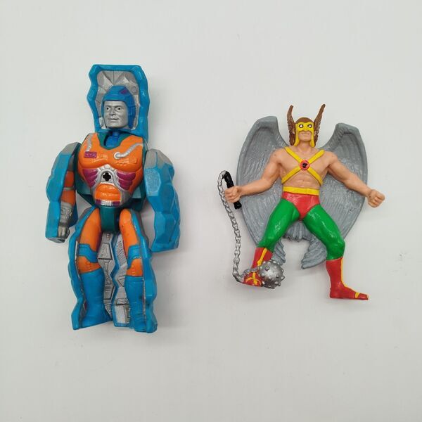 Actionfiguren Set von 2 - ROKKON 1986 & Hawkman 1991, Sammlerfiguren | mehrfarbig 1