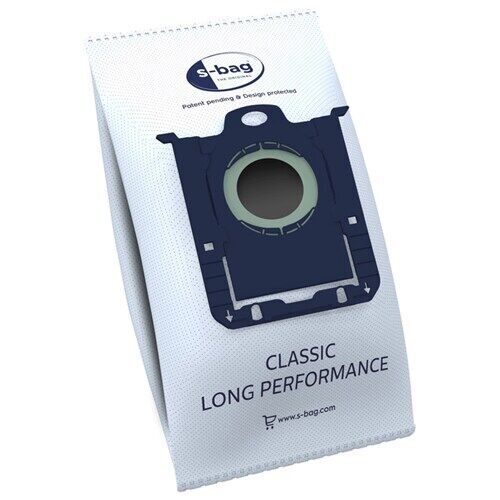 AEG GR201SM s-bag Classic Long Performance Staubsaugerbeutel 12 Stück | weiß/blau 2