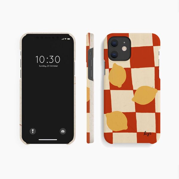 agood™ plant-based telefoonhoesje | iPhone 12 Mini | Bings Lemons