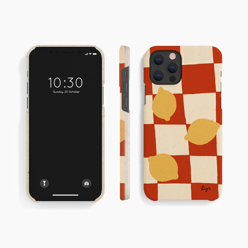 agood plant-based Handyhülle iPhone 12/12 Pro Bings Lemons