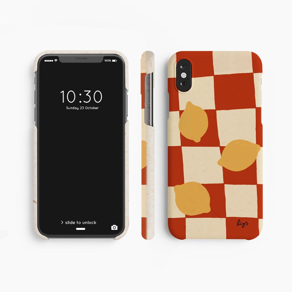 agood™ plant-based telefoonhoesje | iPhone X/XS | Bings Lemons