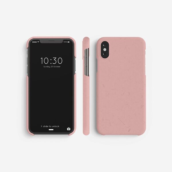 agood™ plantebaseret mobilcover | iPhone X/XS | Dusty Pink