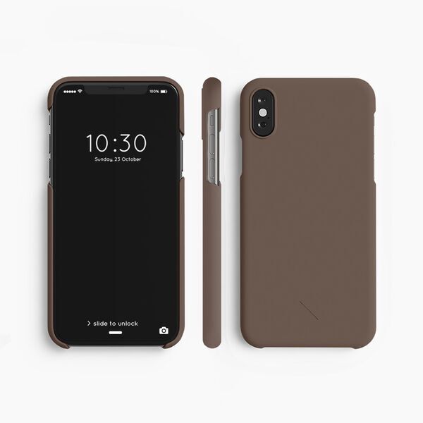 agood™ coque d'origine végétale | iPhone X/XS | Earth Brown