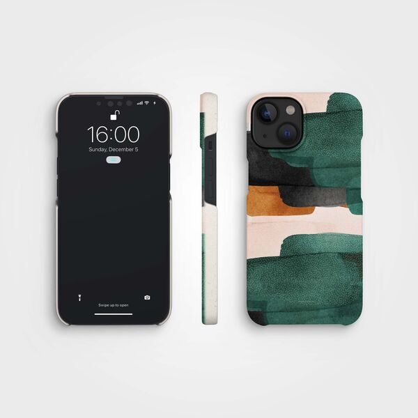 agood™ cover di origine vegetale | iPhone 13 Mini | Teal Blush, image 2 of 2