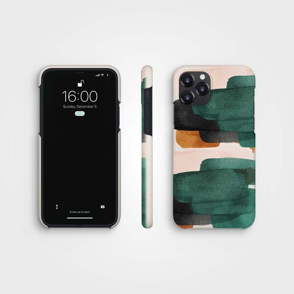 agood plant-based phone case | iPhone 11 Pro | Teal Blush 2