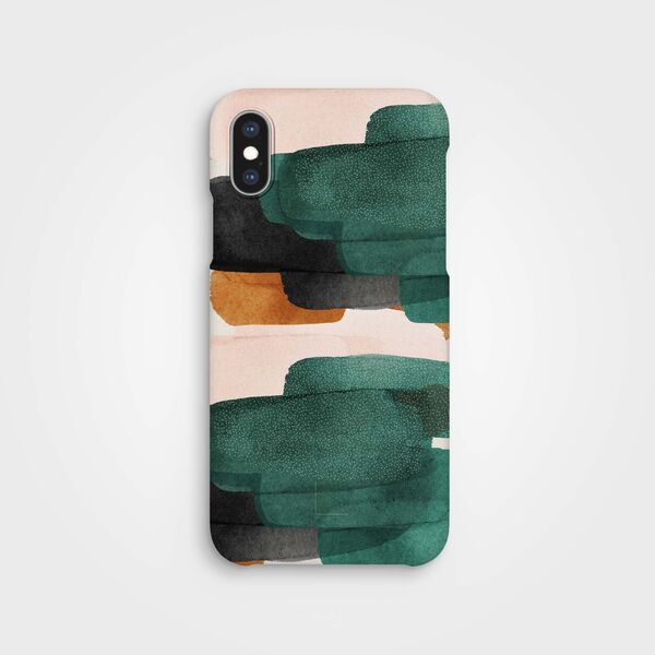 agood plant-based phone case | iPhone X/XS | Teal Blush