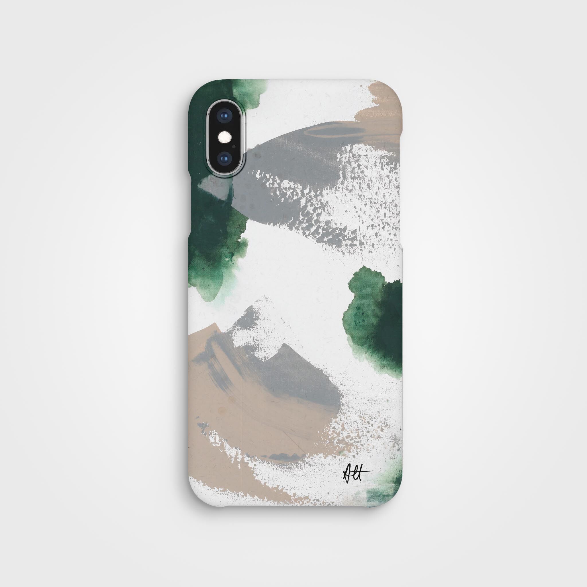 agood™ plant-based telefoonhoesje | iPhone X/XS | Oil On Canvas