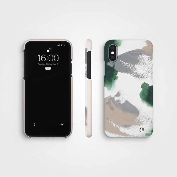 agood plant-based Handyhülle | iPhone X/XS | Oil On Canvas, image 2 of 2