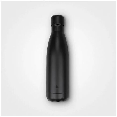 Thermoflasche aus recyceltem Stahl agood Anthrazitschwarz