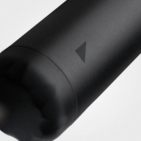 Thermoflasche aus recyceltem Stahl | agood | Anthrazitschwarz 2