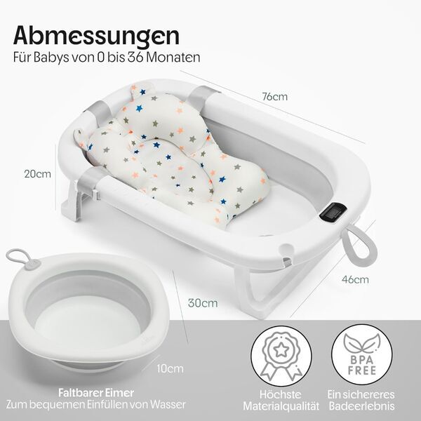 Akeraq Baby Badewanne | gray 2
