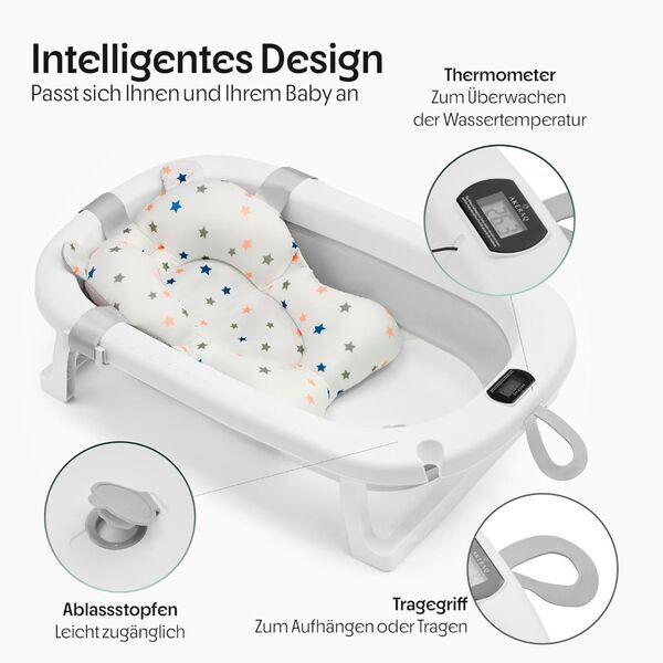 Akeraq Baby Badewanne | gray 3