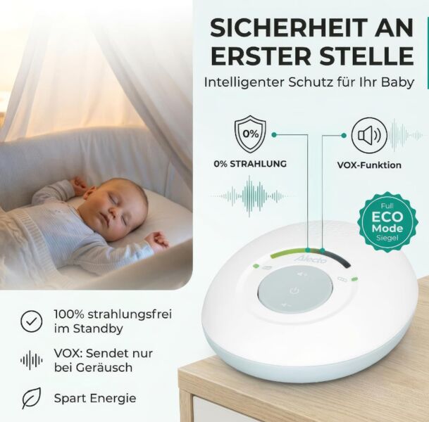Alecto DBX110 Audio Babyphone | bijela, image 2 of 3