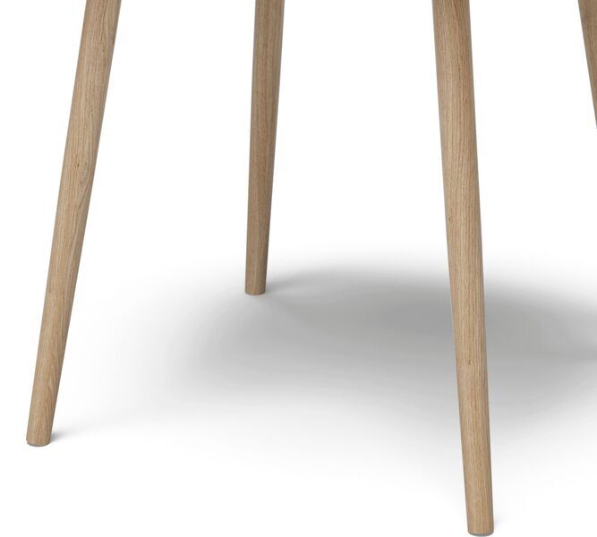 Allie spisebord sæbe Oak hvid Ø 100cm | hvid, image 2 of 4