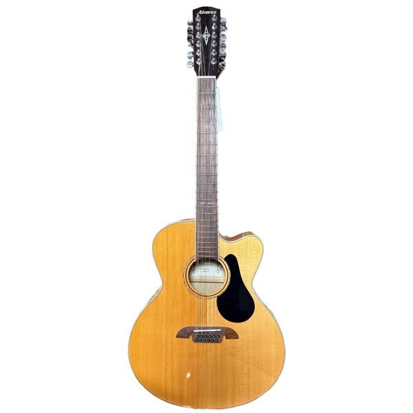 Alvarez AJ80CE12 Jumbo 12-String Electro-Acoustic Guitar | Natural, image 2 of 5