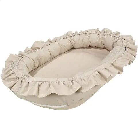 Alvi Bundle Set Stubenwagen Birthe and Schlummernest Volant | beige 3