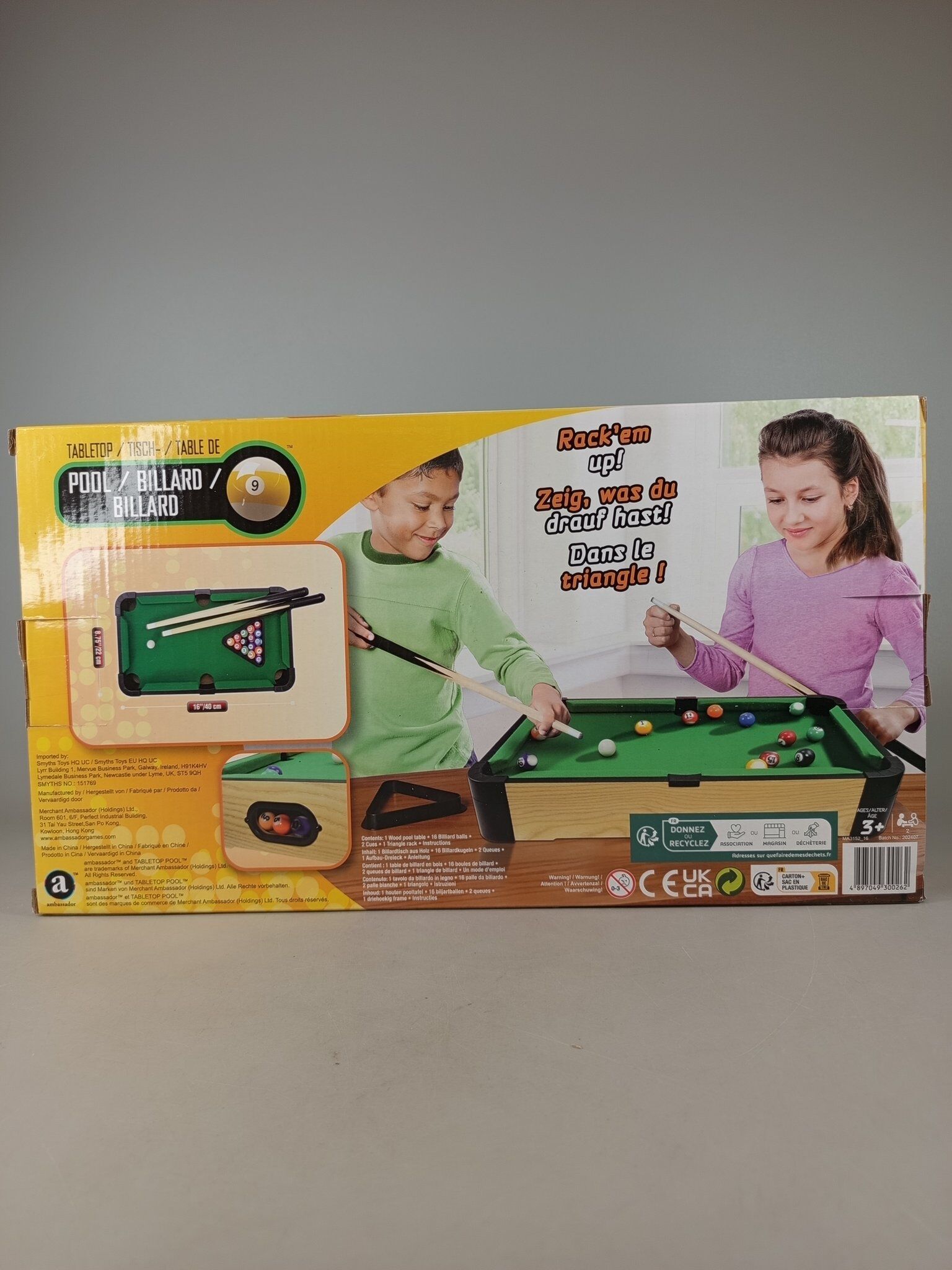 Ambassador Tabletop Pool Billard Tischspiele