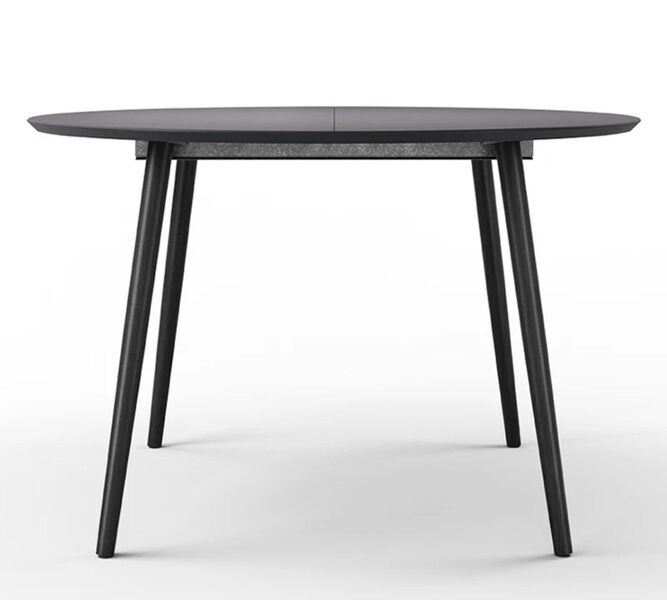 Amelia dining table Black Ø120 cm | black, image 3 of 4