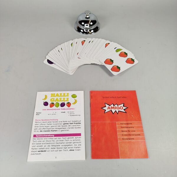 Amigo Halli Galli Kartenspiel - mit Glocke, Familienspiel | mehrfarbig 4