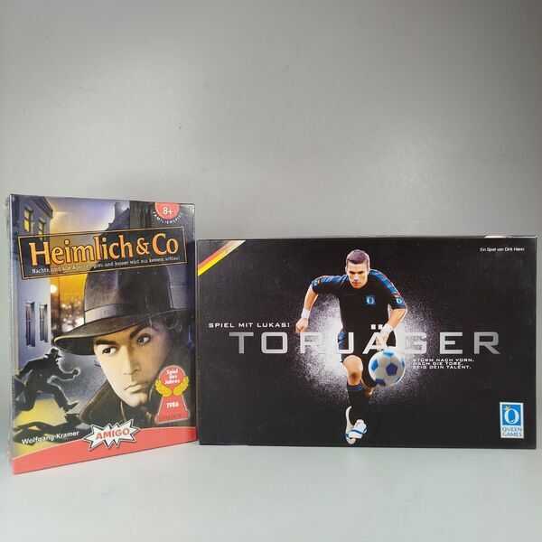 Amigo Heimlich & Co. + Kosmos Torjäger Brettspiel-Bundle | mehrfarbig 1